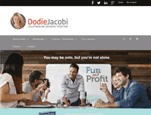 Tablet Screenshot of dodiejacobi.com